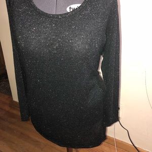 New Black Glitter Lane Bryant sweater 26/28